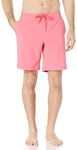 Amazon Essentials Pantaloncini da Surf Uomo, Rosa Shocking, XXL
