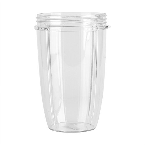 Ersatzbecher für Entsafterbecher Ersatzteile 18/24/32OZ Mixerbecher Glas kompatibel mit allen 900W Deckeln und Mixern(24?OZ)