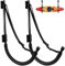 VEITHI Kayak Storage for Garage or Shed, Garage Storage Heavy Duty Hooks, Suitable for Wooden Frames and Solid Walls, Indoor and Outdoor, Black.