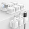 smofish Cord Organizer Holder, 3 Pack 3-Slot Magnetic Cable Clips Management, Strong Phone Charging Cable Keeper, Wire Charger Holder Gift for Nightstand, Kitchen Appliances, Office Supplies(White)