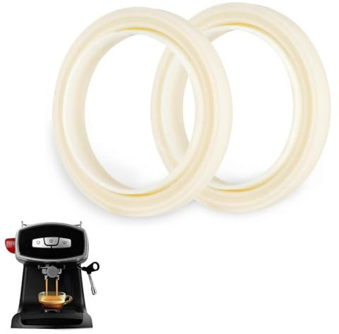 LIAMGUS 2 Pcs Coffee Machine Brew Group Head Seal Gaske, Silicone Steam Ring Grouphead Gasket Replacement Part, for Espresso Machine 878/870/860/840/810/500/450