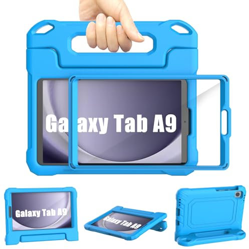 Samsung Galaxy Tab A9 Case Kids 8.7 inch 2023, TrendGate Lightweight Shockproof Samsung A9 Tablet Case Built-in Screen Protector and Handle Stand for Galaxy Tab A9 2023 & Tab A7 Lite 2021 8.7 - Blue
