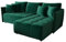 ALTDECOR Ecksofa mit Schlaffunktion und Bettkasten Corner Sofa Bett Eckcouch Couch L-Form Schlafcouch Ausziehbar Wohnlandschaft Schlafsofa Cauchsofa- LONLI - 242x175x85cm Dunkelgrün