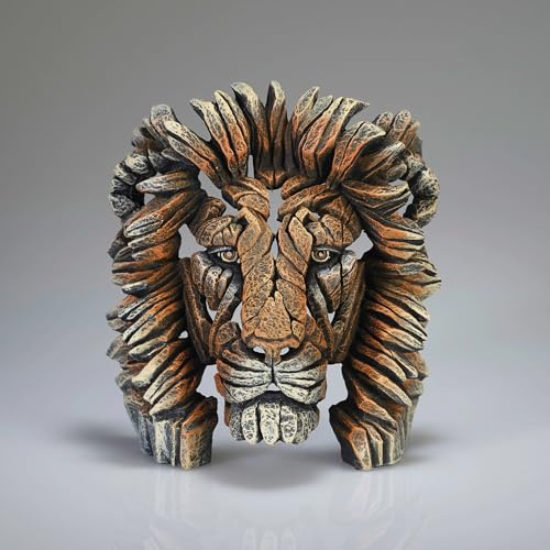Enesco Edge Sculpture Löwenbüste, Miniaturfigur, 13 cm, Mehrfarbig