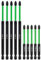 Saipor 10-Piece 90 mm + 150 mm Long PZ2 Magnetic Impact Screwdriver Driver Bits Set, POZI No.2 Screw Driver Drill Bits, S2 Steel Pozidriv Screwdriver Bit Set, 1/4 Inch Hex Shank Impact Driver Bit