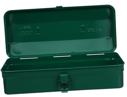 AUTSUPPL Tool Box Portable Storage Case with Lock Green Handheld Organizer for Home and Vehicle Use for Tools and Repairs