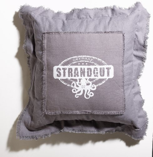 AMBIENTE HOME Strandgut07 Kissen 53 x 53 cm, grau