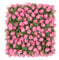 MWOOT 144Pcs Mini Roses Artificial Flower Heads, Pink Plastic Rose Buds with Stems for Crafts, Small Fake Roses for DIY Valentine's Day Wedding Bouquet Festival Decoration, Tiny Faux Flower Heads