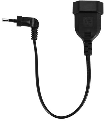 Sirxlevcy Europea 90 Grad Stecker auf Buchse Steckdose Power VerläNgerung Kabel für PC Computer PDU (0,)