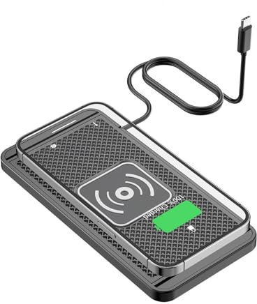 Magnetic Charger Pad 7 15 20W Max Fast Wireless Charger, Non-Slip Wireless Charging Pad QI 2 Car Charger, Ultra Slim for smart Phone accessories Mat 1 meter for USB/Type C (USB C type C)