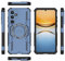 ZUBEE Cabina telefonica Compatibile con Samsung Galaxy A55 5G, Custodia Robusta, Antiurto, Rigida, Sottile e Solida, con Supporto for la Ricarica Wireless. Cover Posteriore per Smartphone(Mavi)