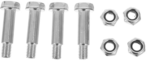 DOITOOL 4pcs 12mm Oil-Free Air Compressor Parts Wheel Bolts Pneumatic Wheel Hub Screw Nut Replacement Kit for Silent Compressor Accessories