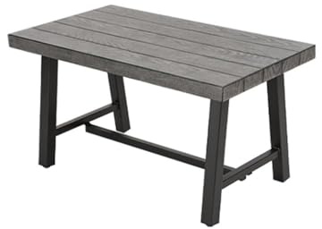 Grand patio Beistelltisch aus Metall, Gartentisch Wetterfest, Kleiner Balkontisch Couchtisch für den Außenbereich, Garten, Balkon, Terrasse (83 × 48 × 45) cm
