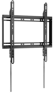 MAXMOUNT TV Wandhalterung Fix 32–75 Zoll – Wandhalterung Fernseher bis 75 kg – VESA 400x400 – TV Halterung Wand flach & robust, Schwarz
