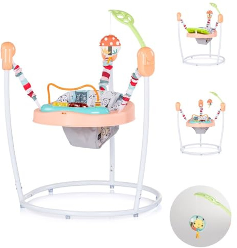 Chipolino Hopser Jumpy Joy Musik Licht Tiere Hängespielzeug Motorikspielzeug rosa