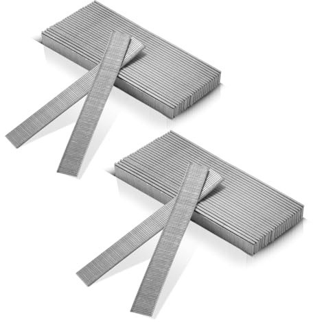 STAHLWERK Druckluftnägel 15 mm Gauge 18 (1,25 x 1,05 mm), 2 mm Kopfbreite | 10.000 Stück Streifennägel, Tackernägel und Druckluftstifte für Nagler, Nagelpistolen und Tacker