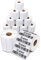 Aegis Adhesives Direkte Thermoetiketten für FBA-Barcodes, Adresse, perforiert und kompatibel mit Rollo-, Zebra- und anderen Desktop-Etikettendruckern (12 Rollen, 1300/Rolle) (3 x 1, 1 Stück)