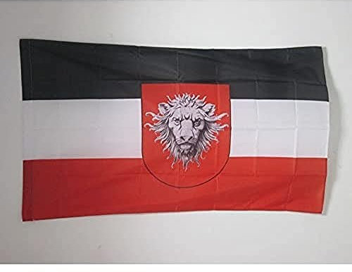 AZ FLAG - Flagge Deutsch-Ostafrika 1885-1919 - 150x90 cm - Deutsche Kolonie Fahne 90 x 150 Cm Scheide Für Mast - Flaggen