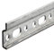 Gedotec Wandschiene Küchenschrank Schrankaufhänger Aufhängeschiene - Oberschrank | Länge 1250 mm | Stahl verzinkt | Montageschiene für Hänge-Schränke | 1 Stück - Hänge-Schiene Metall zum Schrauben