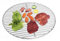 Griglia in acciaio inox, 44,5 cm, tutto in 5 mm, per barbecue sferico da 45 cm, 46 cm, 47 cm, si adatta anche per Weber e molti altri