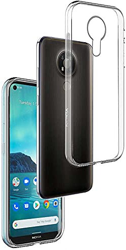 Transparent Silikonhülle TPU für Nokia 3.4, Handyhülle Premium Kratzfest TPU Durchsichtige Schutzhülle, Ultradünne 0,33 mm