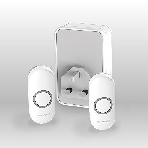 Honeywell 150m Wireless Plug-in Front Door/Back Door Doorbell kit