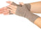 Prettystern 100% Kaschmir Cashmere Pulswärmer Halbhandschuhe Hand-Stulpen Damen Fingerlose Handschuhe Braun