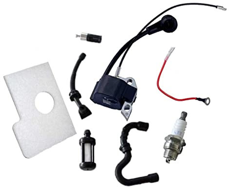 HURI Zündung Zündmodul Zündspule Luftfilter und Zündkerze für STIHL 017 018 MS 170 MS 180 Motorsäge 1130 400 1302