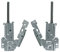 AEG Cerniera Porta Electrolux Destra Sinistra Set Electrolux 405507653/5 per lavastoviglie