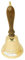 Sea-Club Tischglocke Glocke Messing & Holz H=22cm Ø=10cm