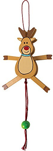 Jolly Jumping Jack Ornament Christbaumkugel rentier