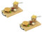 Juego de hamburguesas de lujo – tablas de servir de madera + cesta de freír de acero inoxidable + ramekins de acero inoxidable plateado (2 personas)