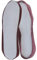 Harrys-Collection Damen Herren Kinder Ledersohle für Hüttenschuhe, Farben:rot, Schuhgröße:40/41