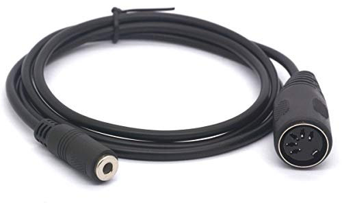Tomost 5 Pin Din MIDI to 3.5mm Cable Adapter Female to Female Audio Converter Cord for Bang & Olufsen, Naim, Quad.Stereo Systems (1 meter)