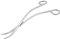 KSTE Aquarium Schere, Edelstahl Aquarium Pflanze Schere Wasserpflanze Trim Tool Algenschaber für Fish Tank Aquariumpflanzen (Welle Schere)