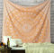 RAJRANG BRINGING RAJASTHAN TO YOU Indischer Mandala Wandbehang Wandteppich - dekorative Strandtuch Hippie Wandteppich Elefant werfen Wandteppich - 274 x 228 cm - Orange