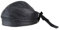 EURO STARS Motorrad, Rocker Biker Leder Kopftuch, Bandana Headwrap Schwarz