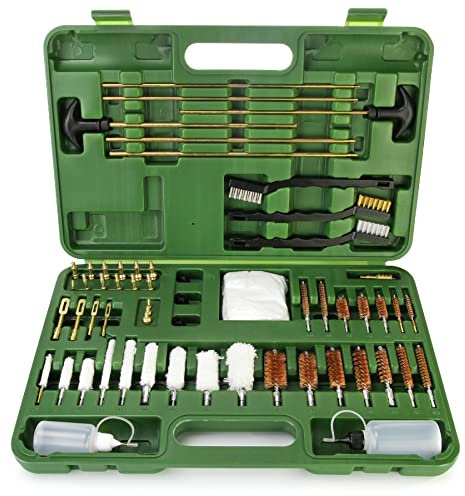 GUGULUZA Universal Waffenreinigungsset für Gewehr Pistole Pistolen Schrotflinte Kunststoff Fall