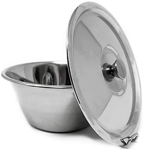 Space Home - Flanero con Tapa y Cierre - Flanera de Acero Inoxidable - Flanero Individual Acero Inoxidable - Flanera - Molde para Flan - Flanero para Horno - Acero Inoxidable - 18 cm