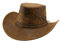 Black Jungle YARAKA Lederhut Cowboyhut Australienhut Hut (Dekor, M)