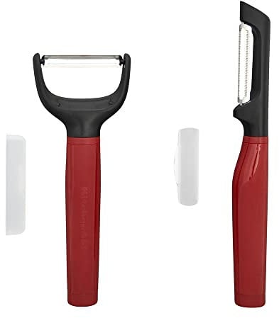 KitchenAid Universal Y and Euro Peeler Set, 2 Piece, Empire Red