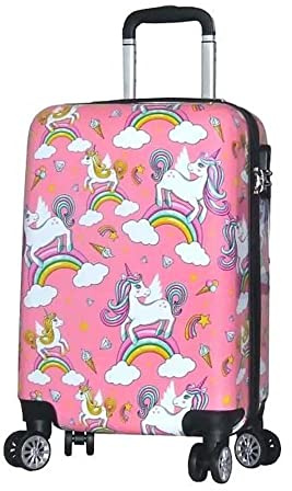 Valise spécial vol Low Cost MADISSON Licorne - Rose