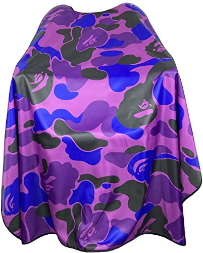 Barber Cape for Men Professional Hair Cutting Salon Cape with Snaps Waterproof Hairdressing Styling Cape- 63 56