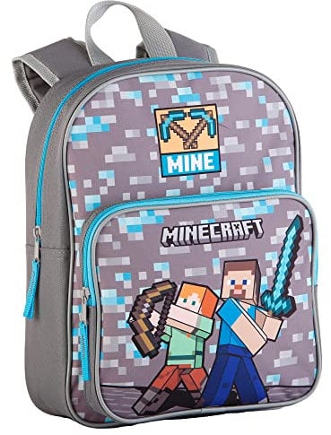MINECRAFT Mochila Pre Escolar Warriors, Unisex niños, Multicolor, Grande