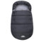 LAT Universal Winterfußsack für Babyschale, Winter Baby Fußsack mit Reißverschluss Wasserdichter, Winddichter (Grau)