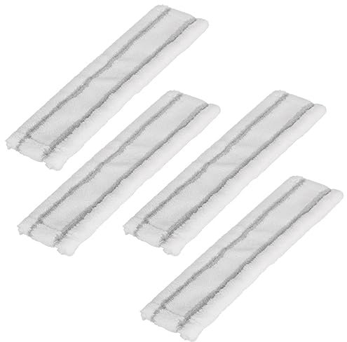 Ersatzmikrofaser Wischbezug Ersatzteile Kompatibel mit Kärcher WV1 WV2 WV5 Fenstersauger Sprühflasche Zubehör 27.5 * 7cm Entfernt Effektiv Schmutz und Streifen 4 Stück