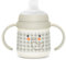 Suavinex Baby Learning Cup, Biberon con Manici che si Illumina al Buio, con Beccuccio Antigoccia in Silicone e Valvola Anticolica, per Bambini dai 6 Mesi in su, Ottimo per l'Uso Notturno, Grigio