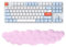 Jinlaili Handballenauflage für Tastatur, Cloud Handgelenkauflage Weiche, Tastatur Handgelenkstützen Ergonomisches, Schreibtisch Wrist, Handballenauflage Rutschfeste für Spiele Büro Zuhause, Rosa