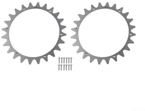 ZAMETTER Edelstahl-Spikes Mähroboter Anti-Rutsch Spikes Edelstahl-Straßenspieß Roboter-Rasenmäher-Straßenspieß-Schraubenzubehör Edelstahl-Spikes für Worx Landroid Mähroboter Modell L