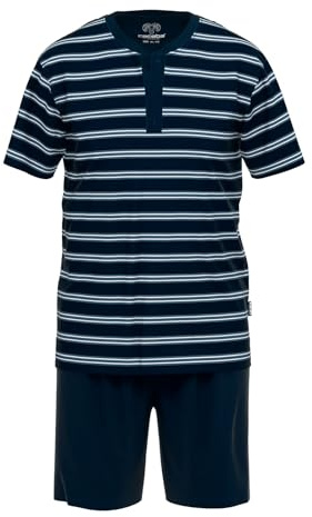 Ceceba Herren Pyjama Set Schlafanzug kurz Shorty Pure Cotton